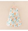 Summer Toddler girls clothings Cute flora printing clothings dress Leisure Cotton kids clothings wholesale factory price