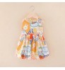 Summer Toddler girls clothings Cute flora printing clothings dress Leisure Cotton kids clothings wholesale factory price