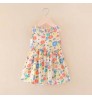 Summer Toddler girls clothings Cute flora printing clothings dress Leisure Cotton kids clothings wholesale factory price