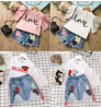 2019 new design summer flare sleeve back to school china wholesale boutique floral little baby girls bangladesh kids clothing