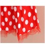 Yalindars 2022 retail baby girl boutique 2 piece T shirt skirt clothing sets red navy girls polka dot summer clothing set