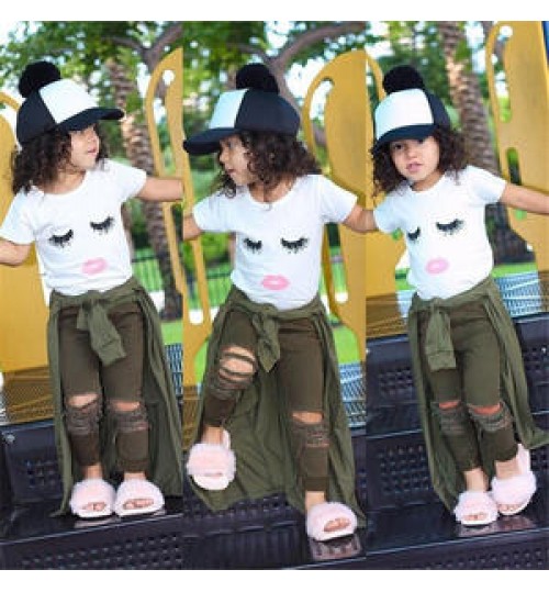 Summer Girls Clothing Sets Kids Clothes Ins Hot Sale Children Wear Boy Set