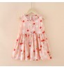 2022 Lovely Printed Wholesale Sleeveless 90-150 Kids Girls Little Girl Teens Summer Silk Dresses Children's Clothing