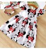 Girls Clothing New fashion baby girls dress summer cartoon minnie mouse princess kids clothes 0-6 yearsGirls dresses