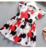 Girls Clothing New fashion baby girls dress summer cartoon minnie mouse princess kids clothes 0-6 yearsGirls dresses