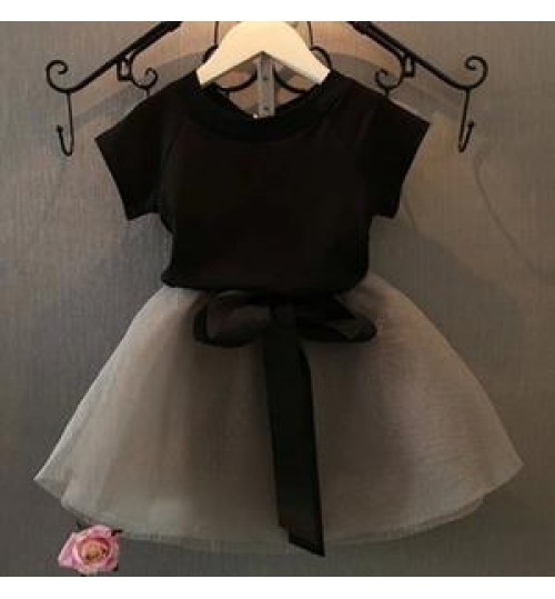 China Supplier Children's Clothing Sets Girls Beautiful Dress Girls' Cute Clothing Sets Two-Piece Girls Clothing Sets