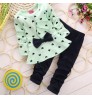 Girls' Clothing Sets Fall Spring Two Piece Outfits Dress Pants Cute Baby Girl Clothes Dot Printing Kids Casual Wear