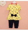 Girls' Clothing Sets Fall Spring Two Piece Outfits Dress Pants Cute Baby Girl Clothes Dot Printing Kids Casual Wear