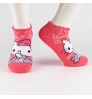 Custom quality winter cartoon animal character bamboo ruffle cute socks for kids