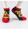 Custom quality winter cartoon animal character bamboo ruffle cute socks for kids