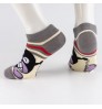 Custom quality winter cartoon animal character bamboo ruffle cute socks for kids