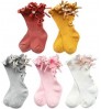 2022 Hotsale Cotton Bow socks Newborn Baby Girls Knee High Socks Ruffled Toddler Long Socks