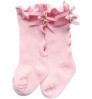 2022 Hotsale Cotton Bow socks Newborn Baby Girls Knee High Socks Ruffled Toddler Long Socks