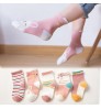 New Baby Kids Soft Cotton Socks Boys,Girls,Baby,Cute Cartoon animal Stripe Dots Fashion Sport Socks Autumn Winter Gift B1