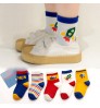New Baby Kids Soft Cotton Socks Boys,Girls,Baby,Cute Cartoon animal Stripe Dots Fashion Sport Socks Autumn Winter Gift B1