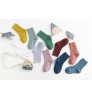 Wholesale boutique baby socks 10 candy colors cotton ribbed crew socks for school children socks custom made logo packaging