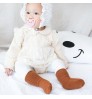 soft thick warm baby thermal socks wool children newborn toddler rib crew socks