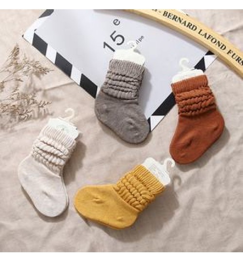 Spring Autumn Children Baby Cotton Socks Girls Ruffle Edge Toddler Kids Socks
