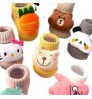 HY-686 Fast dispatch New Design Newborn Baby Doll Socks Double Plain Needle Cartoon Animals Cute Socks for Kid