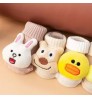 HY-686 Fast dispatch New Design Newborn Baby Doll Socks Double Plain Needle Cartoon Animals Cute Socks for Kid