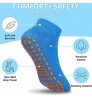 Baby Ankle Grip Socks Non Slip/Anti Skid Trampoline Crew Socks for Boys Girls Toddlers Kids
