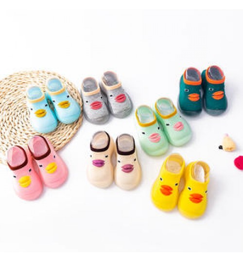 Custom high quality cute Toddler Shoe socks anti slip baby walker socks