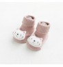 Youki Custom Logo Design Cotton Anti-Slip Newborn Cute 3D Animal Boy Girl Baby Socks