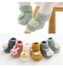 Wholesale Toddlers Shoes Girl Boy Baby Sock Knit Cute Floor Baby Socks Custom Anti Slip New Born Organic Cotton Dress Kids OEM
