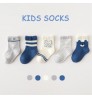 New 40 Custom Designs 5 Pack Baby Socks Anti Slip Kids Socks(Old) Ankle Boys Girls Soft Cotton Cartoon Cute Baby Socks Set