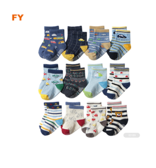 ZJFY- I011 baby cute boy tube socks kids amazon baby knitted socks