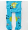 Candy Colored Cute Cartoon Knee-protected Crawling Tights Non-slip Baby Socks pantyhose tights