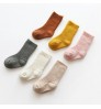 Winter cotton sock kid infant solid color Thicken baby socks