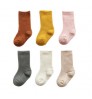 Winter cotton sock kid infant solid color Thicken baby socks
