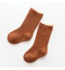 Winter cotton sock kid infant solid color Thicken baby socks