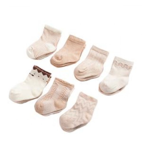 Factory custom wholesale custom GOTS certificated 100% organic cotton baby socks