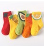 Cute Fruit Spring Baby Socks Cute Boy Girl Tube Anti Slip Baby Socks Cotton