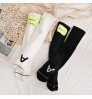 Spring and summer new fashion quick dry sporty socks children's mid tube socks AD letter children socks