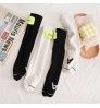 Spring and summer new fashion quick dry sporty socks children's mid tube socks AD letter children socks