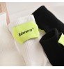 Spring and summer new fashion quick dry sporty socks children's mid tube socks AD letter children socks