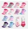Wholesale Cheap Children Kids Young Boys Girls Polyester Cotton Socks Custom Band Packing