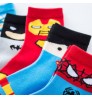 Stocked Kids Cartoon Marvel Socks Boy Combed Cotton USA Hero Crew Socks for Baby Children