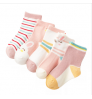 Wholesale custom high quality children cotton socks cartoon sports socks