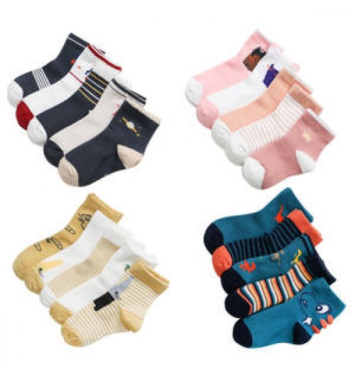 New products autumn wholesale cartoon bulk cotton boys children's socks casual large OEM knitted fashion custom children's socks