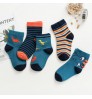 New products autumn wholesale cartoon bulk cotton boys children's socks casual large OEM knitted fashion custom children's socks