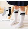 Popular Summer Children Socks Solid Color Parallel Bars College Style Girls Calf Socks