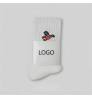 High Quality Sport Embroidery Custom Design Logo Socks With Packaging Wholesale Women Men Custom Knit Cotton Sock