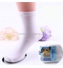 white cotton children school students socks