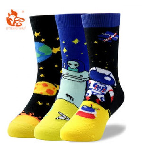 Little Fly Bird Wholesale Children custom logo design Colorful Cotton Kids Children Foot Socks kids Socks