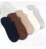 custom men's classic latest design boat 100% cotton ankle socks men 10 pairs sets short