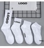 Quality compression ankle grip designer mens crew unisex sport cotton custom logo socks men